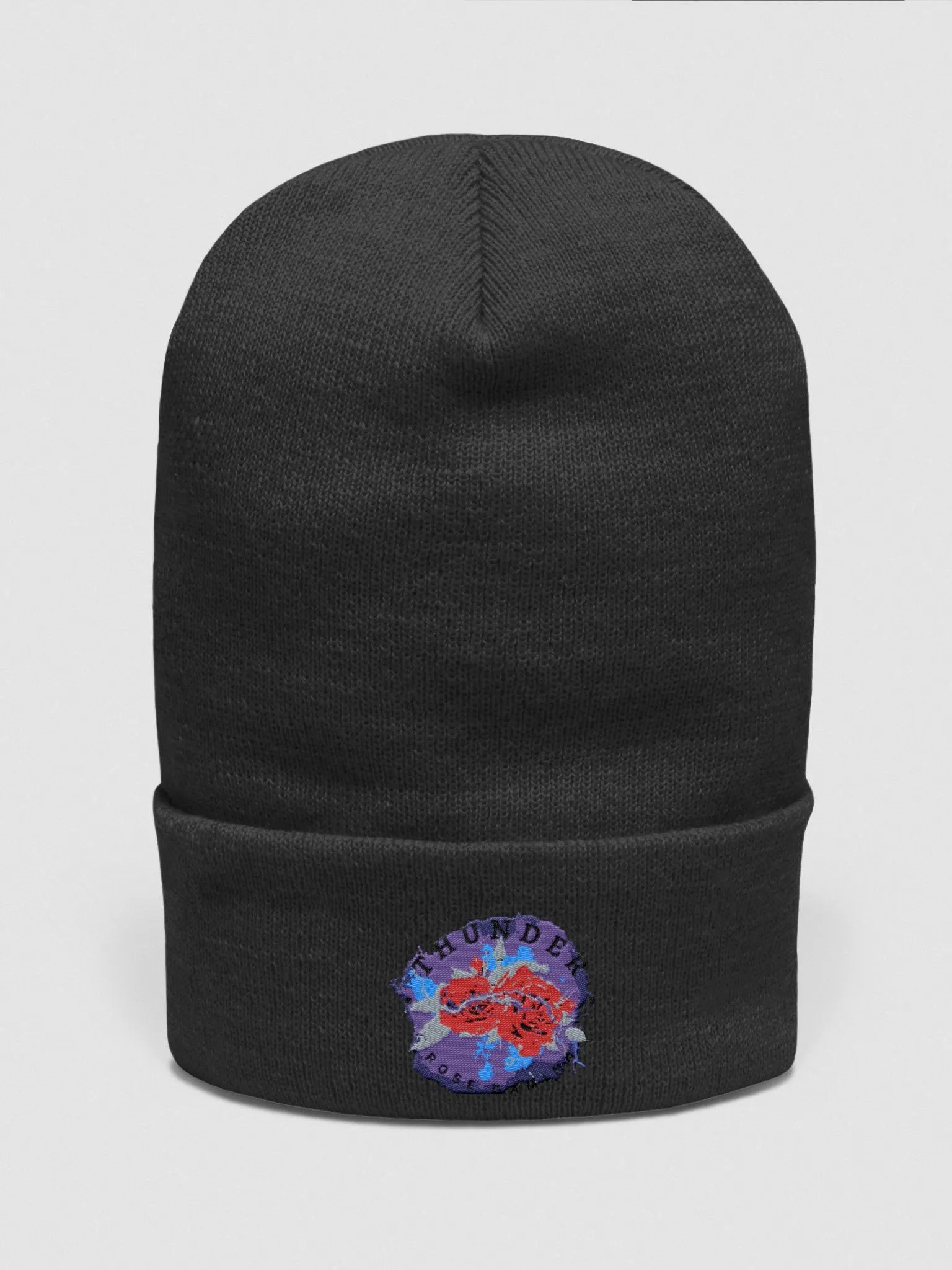 Lightning Rose Cuffed Beanie product image (1)