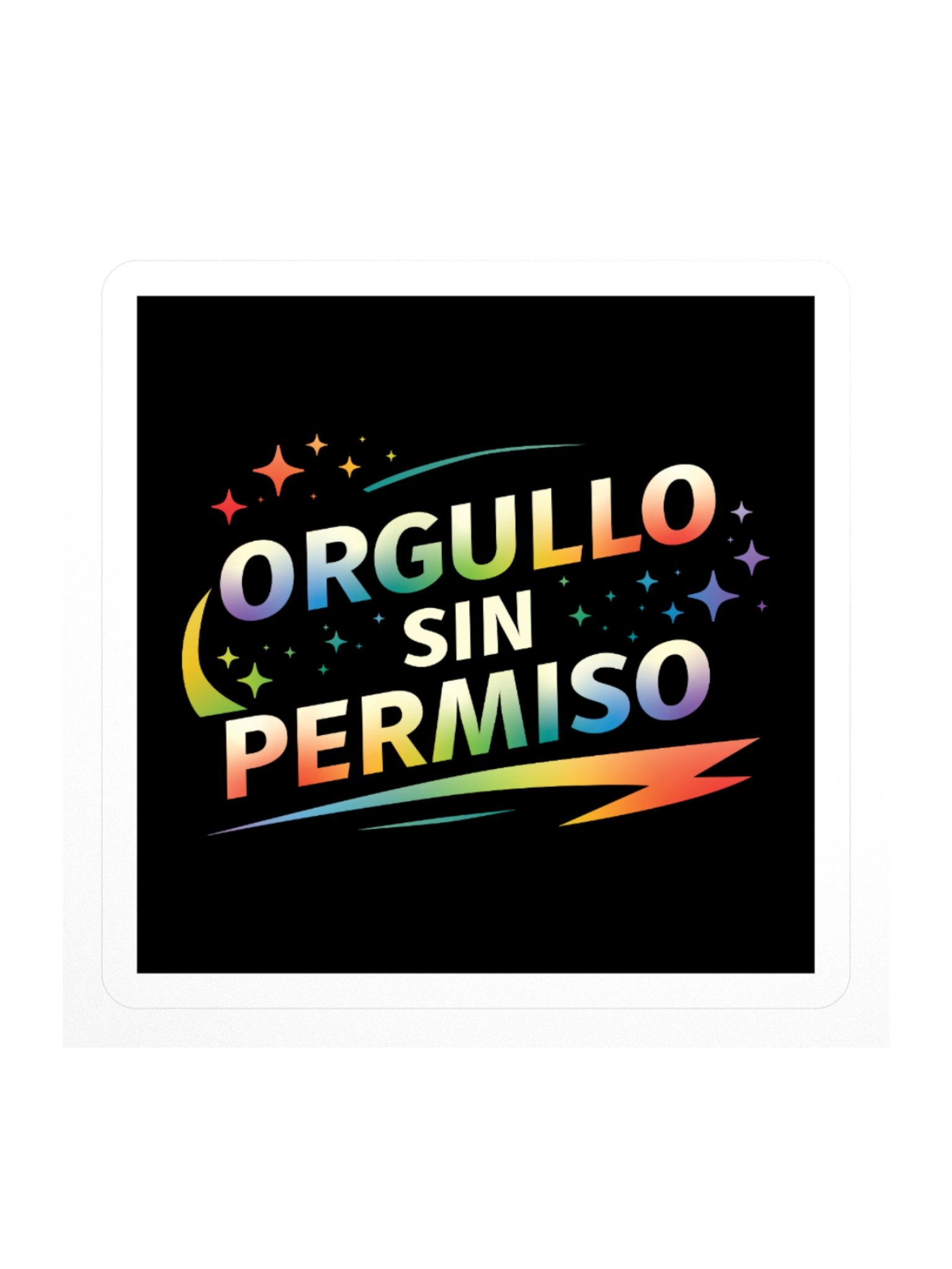 Pegatina de Orgullo Sin Permiso product image (1)