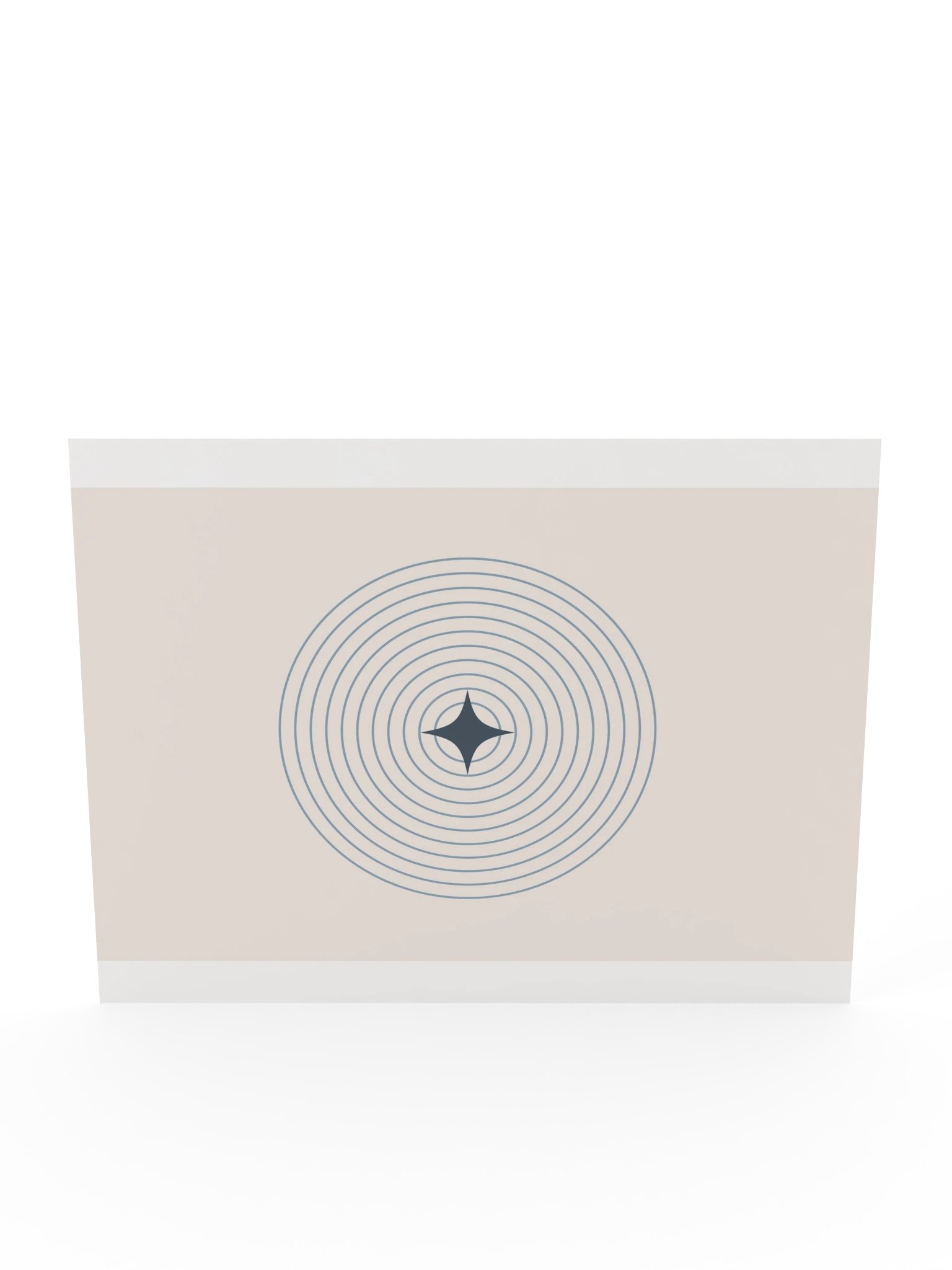 Blue Ripple Star Print | Minimalist Bathroom Wall Art product image (12)