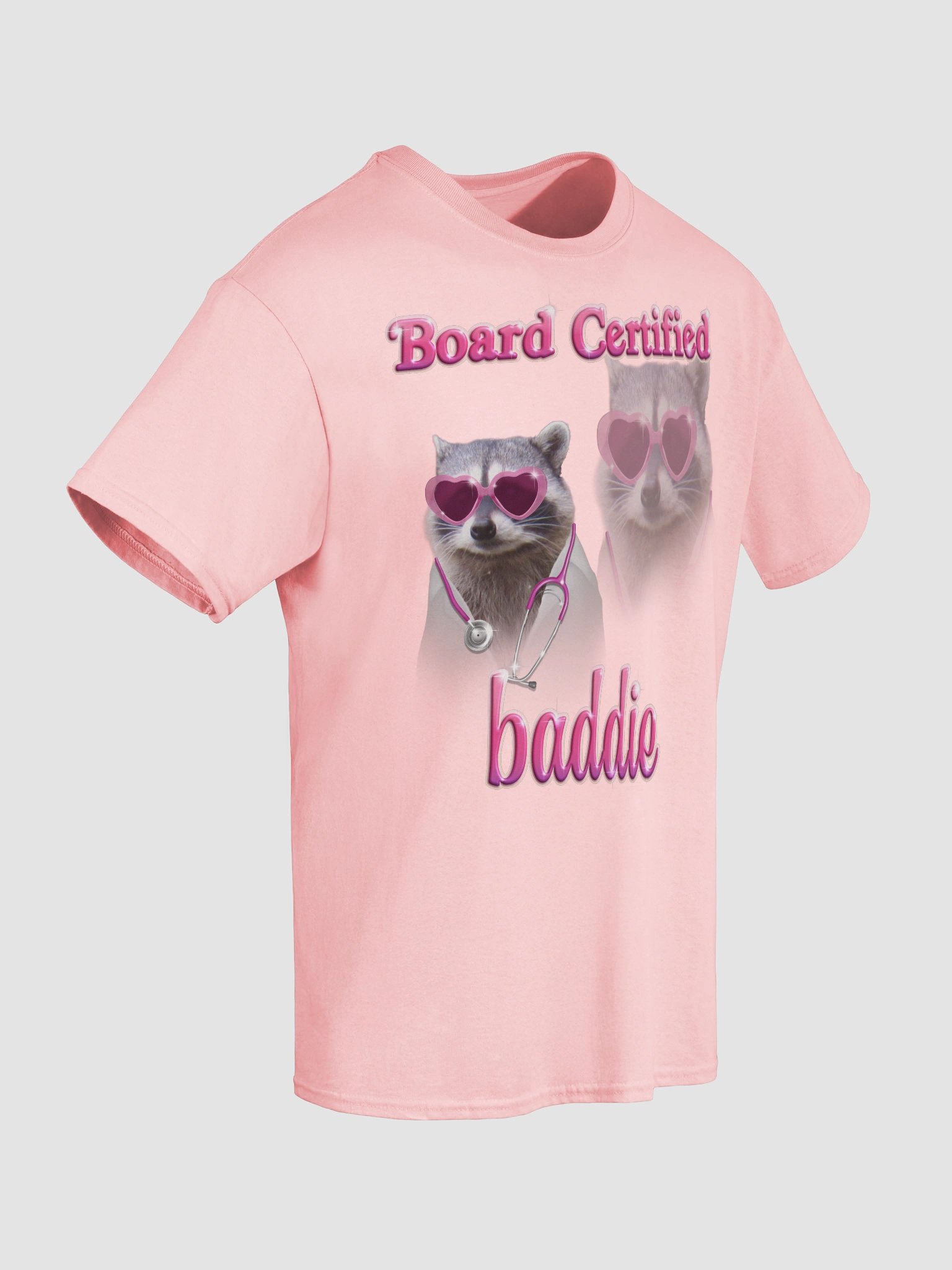 Board Certified Baddie - Doctor Raccoon T-shirt product image (32)