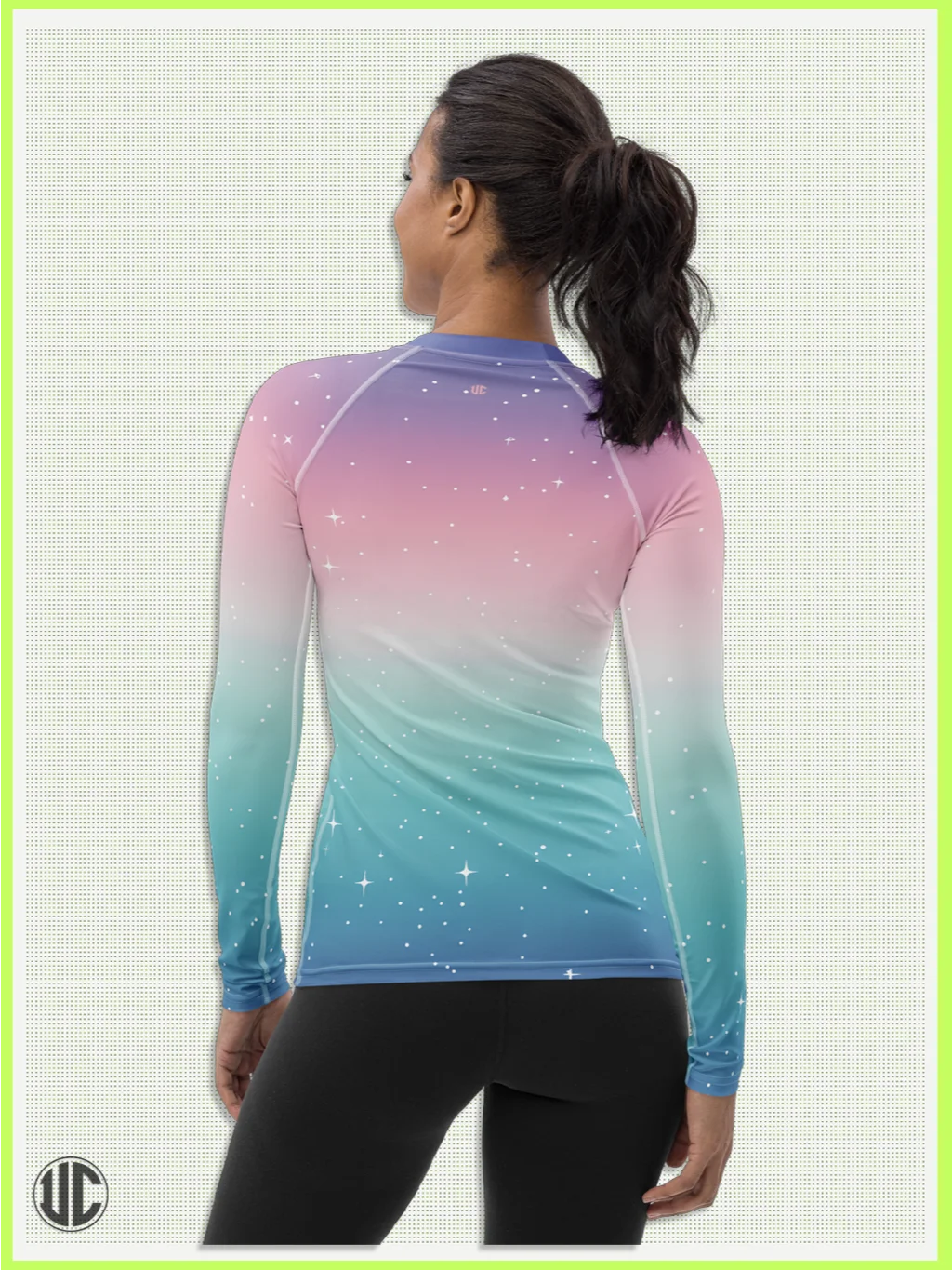 Celestial Glow – Women’s Rash Guard product image (2)