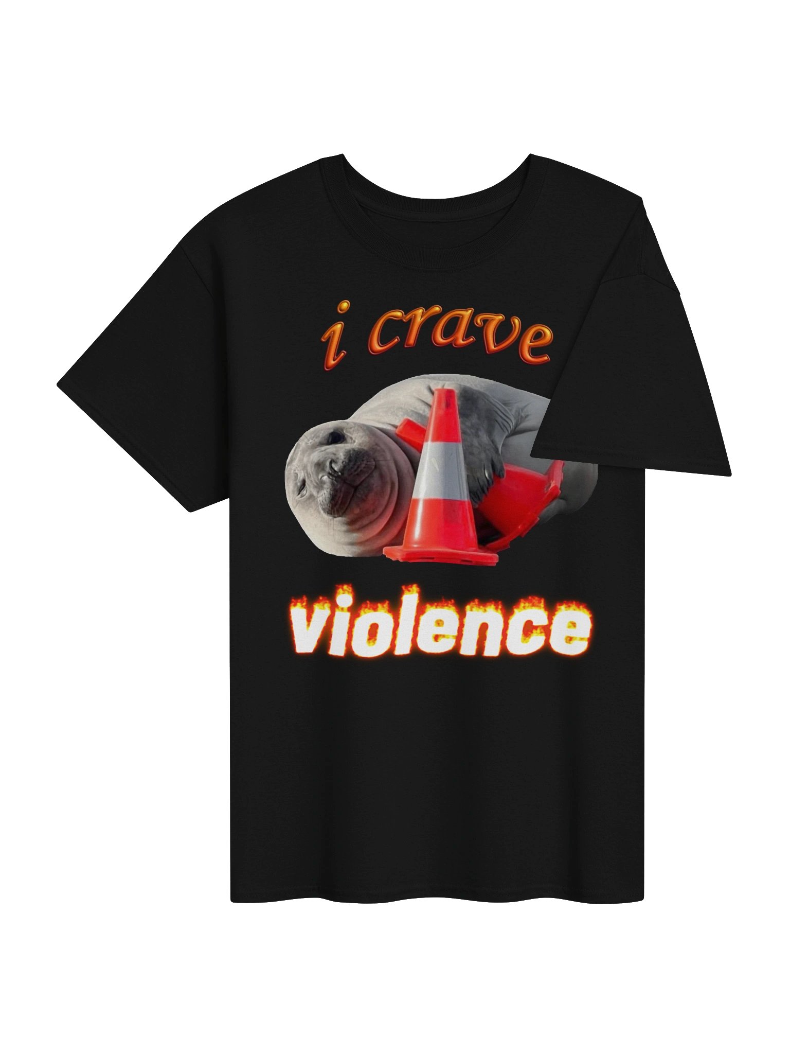 Neil The Seal - I Crave Violence T-shirt product image (4)