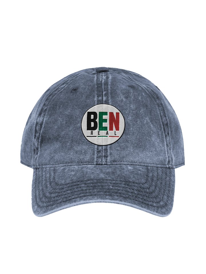 Denim Vintage Dad Hat with BEN Circle Logo product image (1)