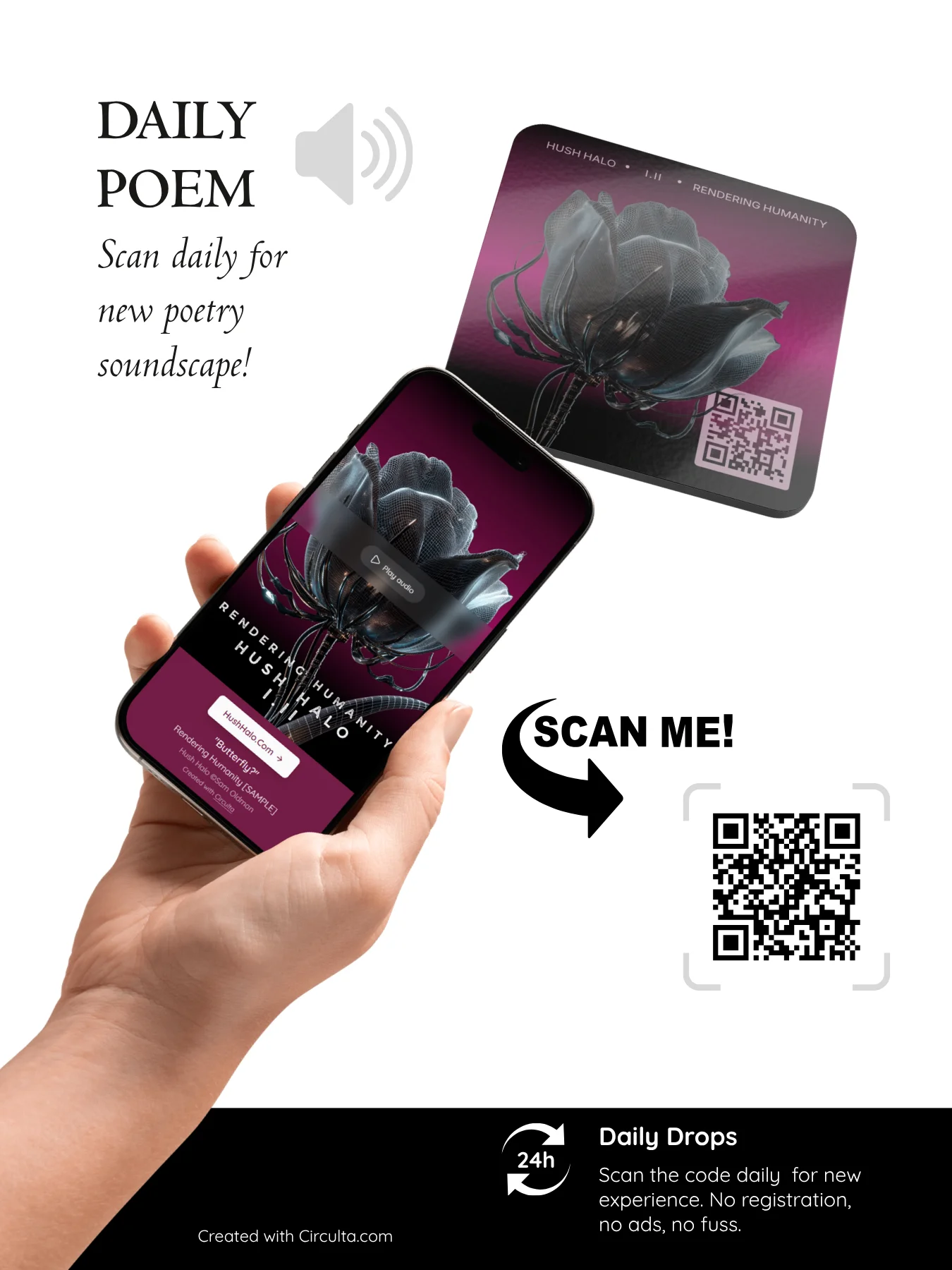 Rendering Humanity, COASTER + Daily Poetry Experience [AUDIO] product image (3)