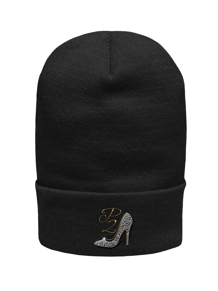 Poised Princess P2 Glitter Stiletto Embroidered Cuffed Beanie product image (3)