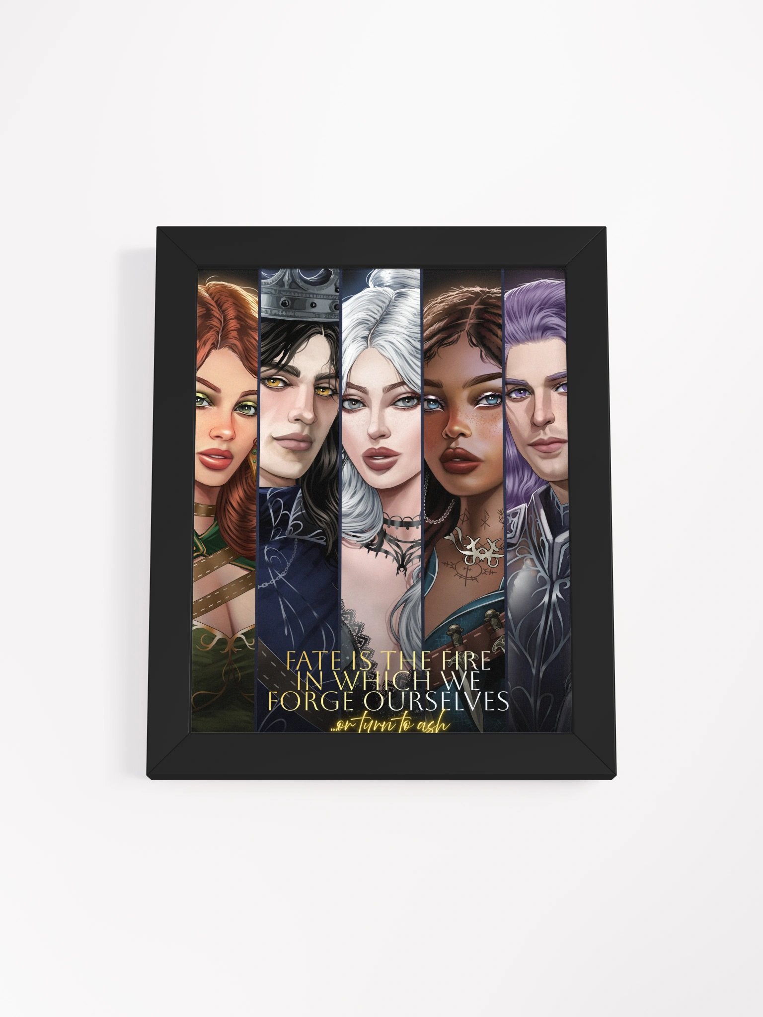 Fate is the Fire Framed Poster product image (1)