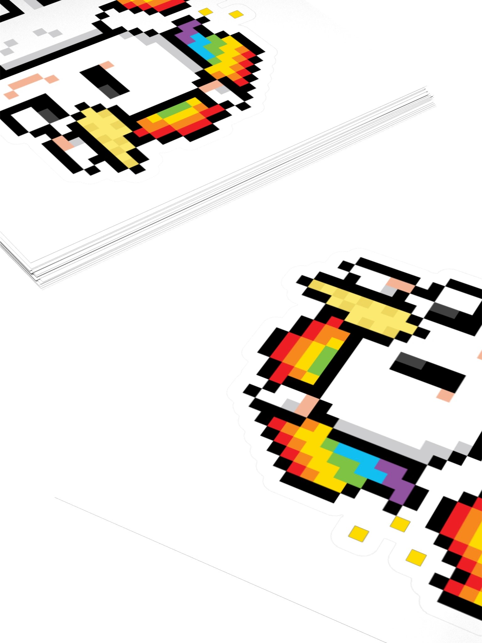 Unicorn Questie Kiss Cut Sticker 3x3" product image (4)