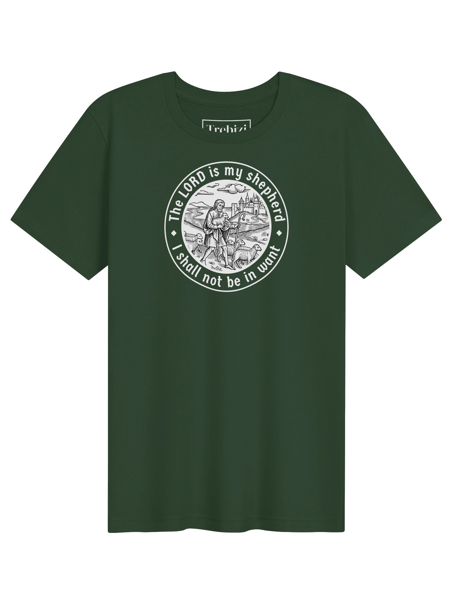 T-Shirt with "The LORD is my shepherd" product image (1)