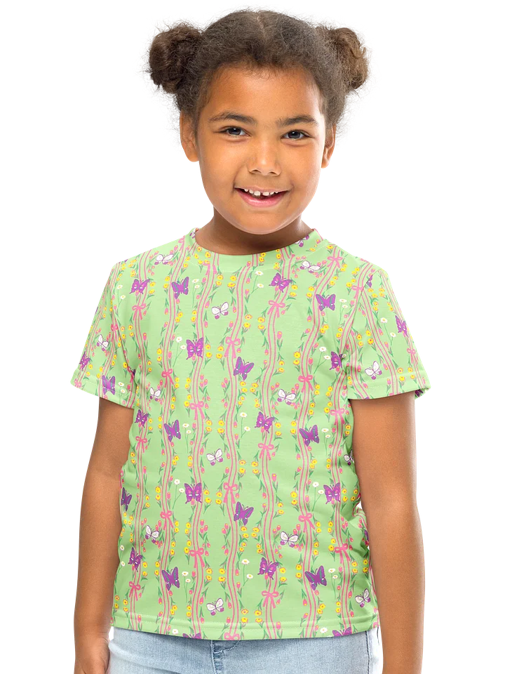 KIDS キッズ | Dancing Breeze Tee – Green | 2T-7 | 90cm-120cm product image (1)