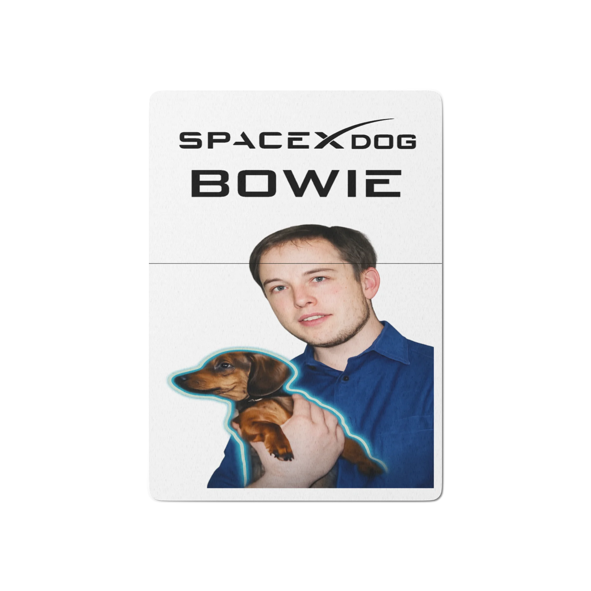 Bowie SpaceX Dog - Playing Cards product image (1)