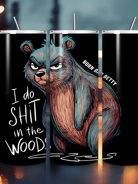 Grumpy Bear Stainless Steel Tumbler product image (1)