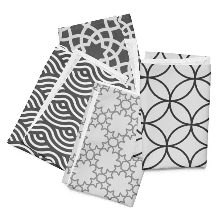 Starry Geometric Cloth Napkin Set product image (2)