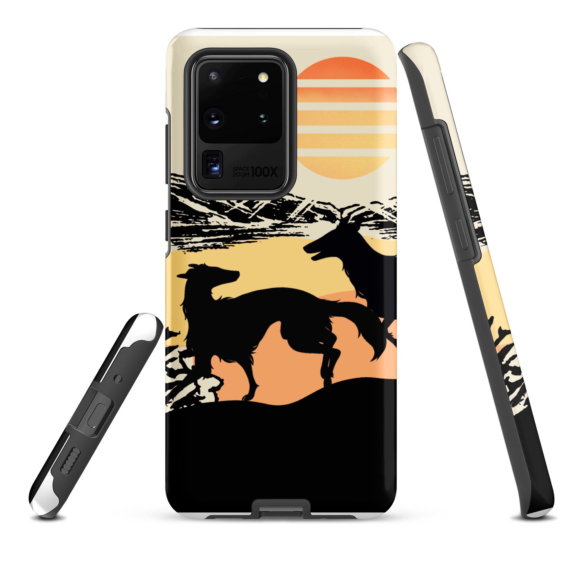 Silhouette Series: Sunrise Romp - Samsung Phone Case product image (1)