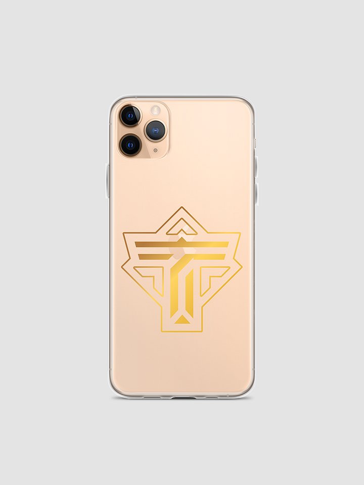 Clear Case for iPhone® w/ Gold Insignia product image (1)
