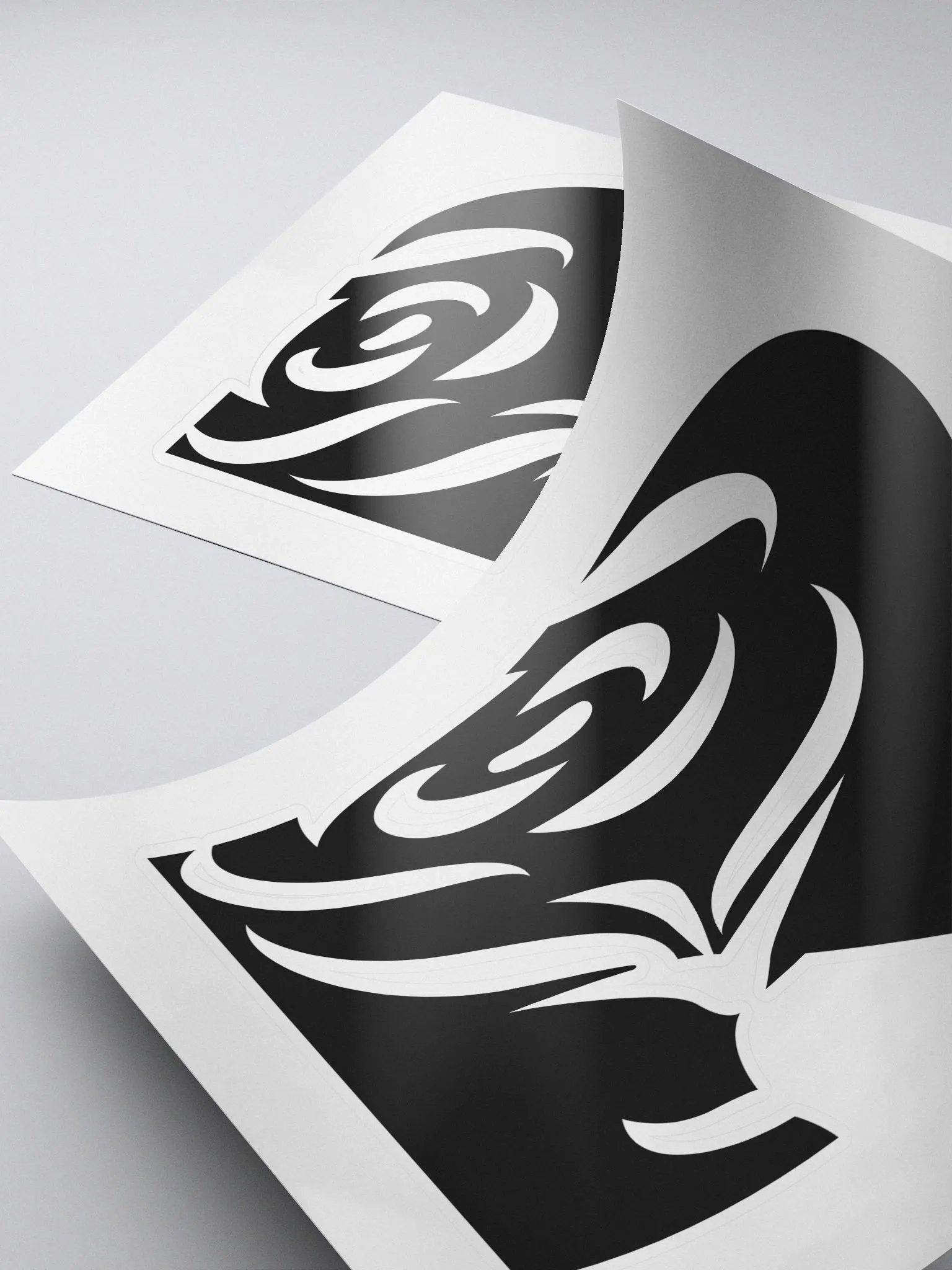 RoseBud Logo Sticker (Black) product image (4)