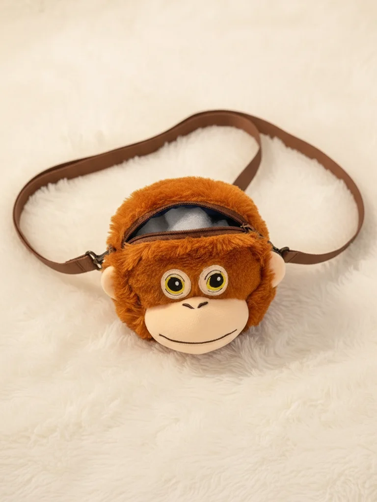 Punch's Pal Crossbody Bag | 20cm Plush Orangutan product image (2)