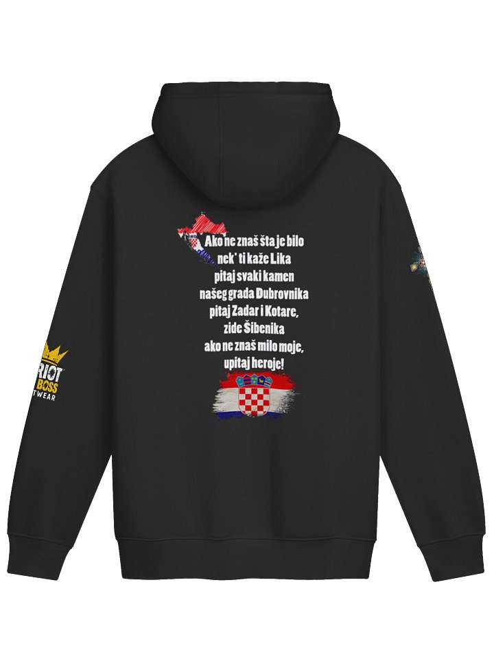 Checkered Shield Cross Hoodie Thompson Ako Ne Znaš Šta Je Bilo product image (5)