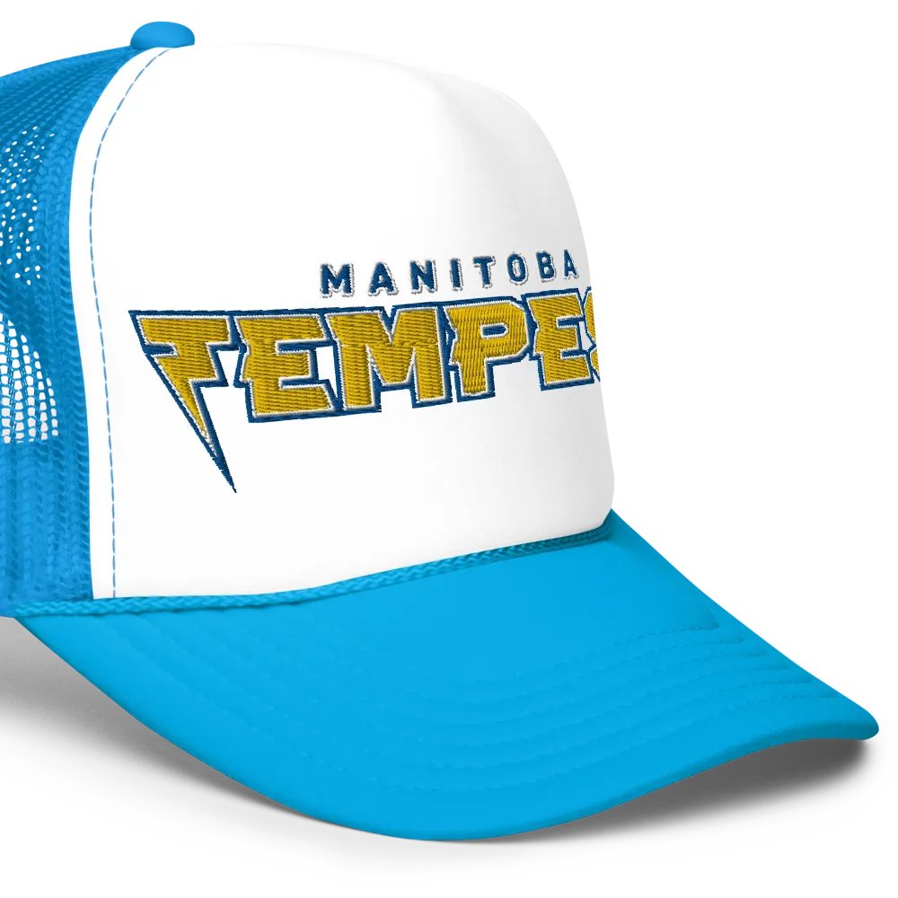 Tempest Dodgeball Club Foam Trucker Hat (Golden) product image (8)