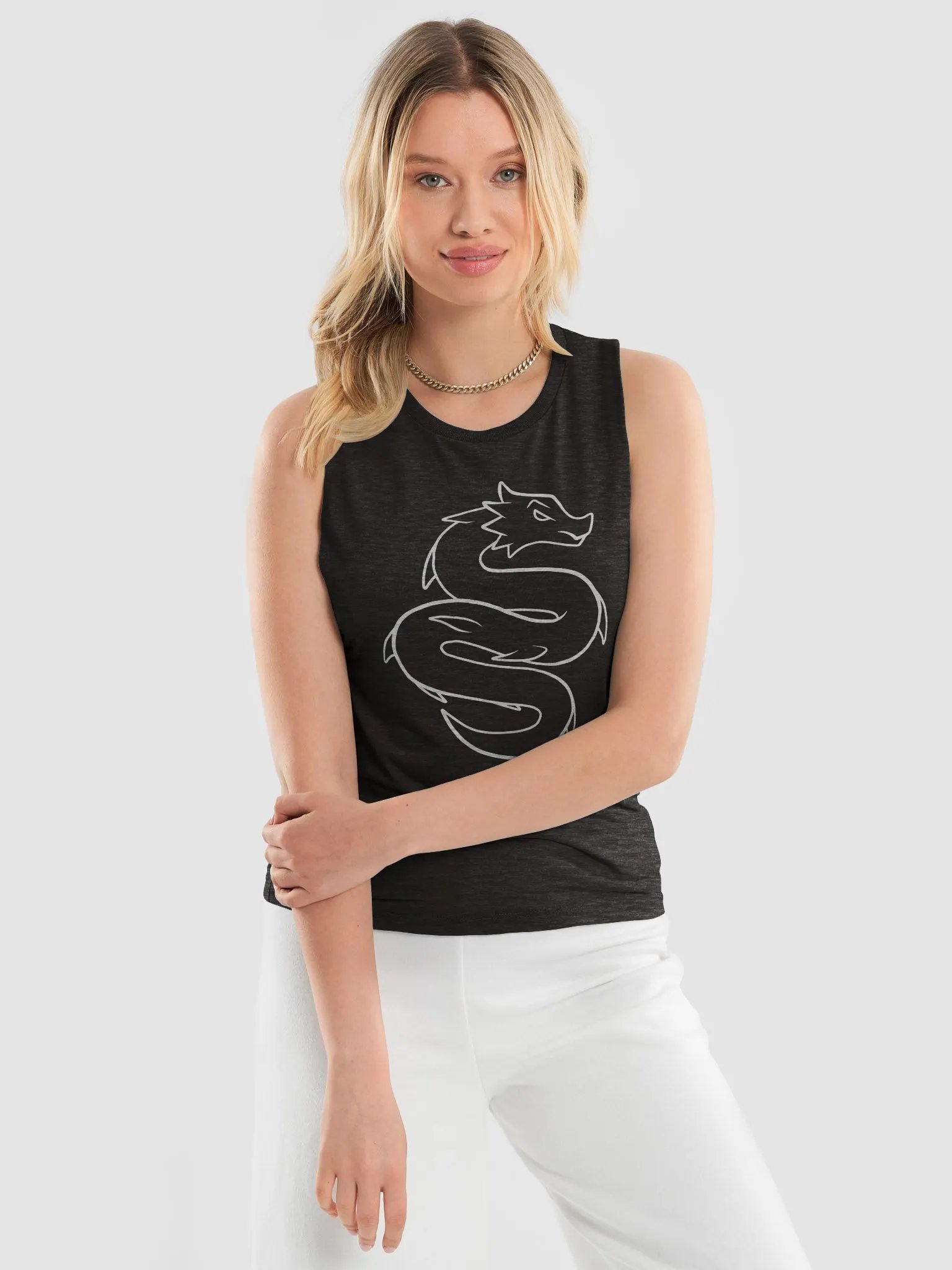 Subtle Beanie Women's Muscle Tank product image (3)