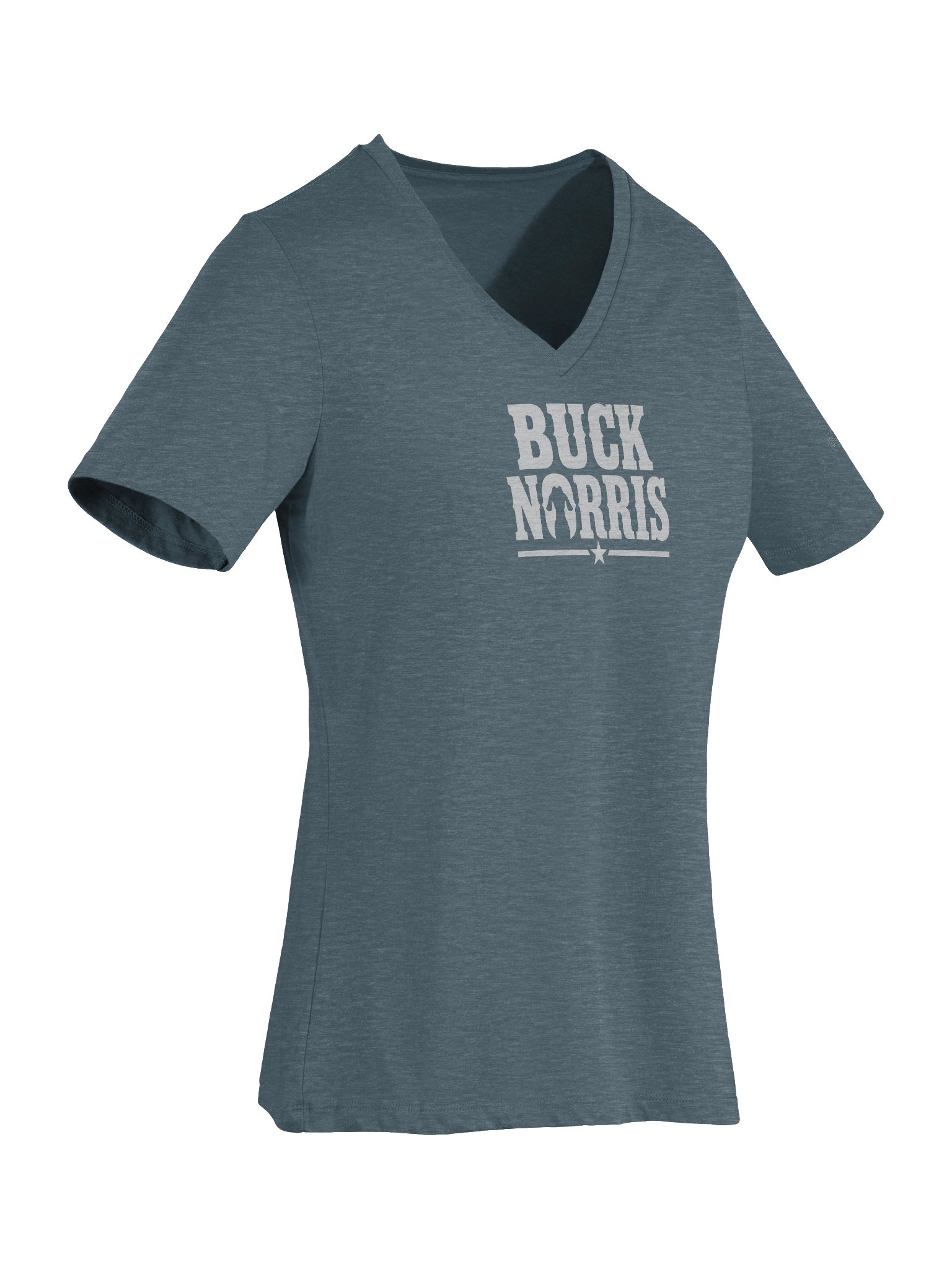 BUCK NORRIS CLASSIC LOGO WOMEN'S V-NECK product image (6)