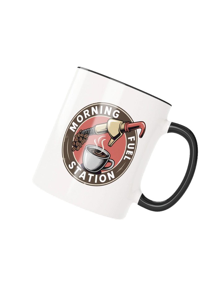 Morning Fuel Station Coffee Mug- with Color Inside product image (2)
