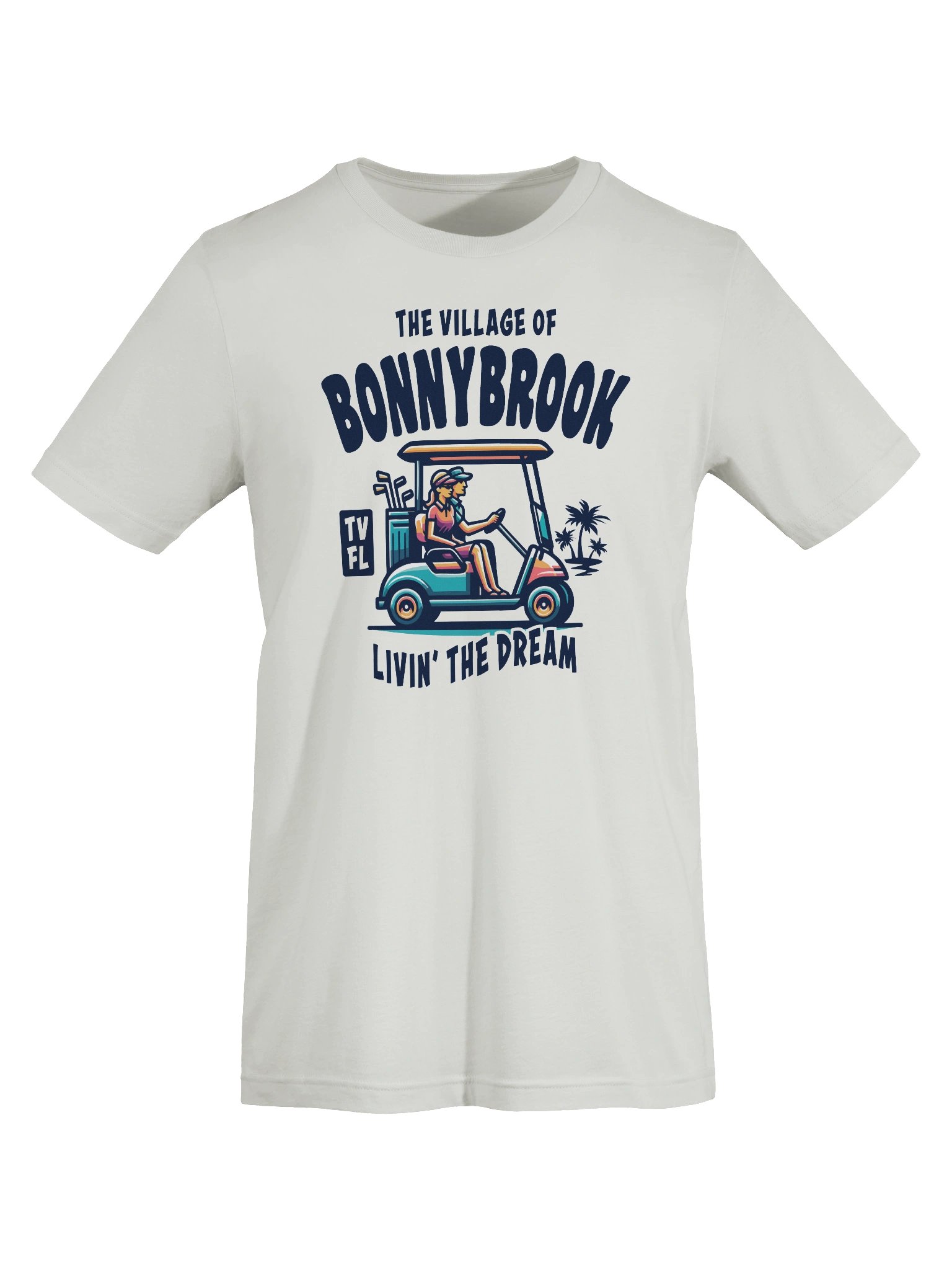 The Village of Bonnybrook TV FL Golf Cart Design T-Shirt product image (59)