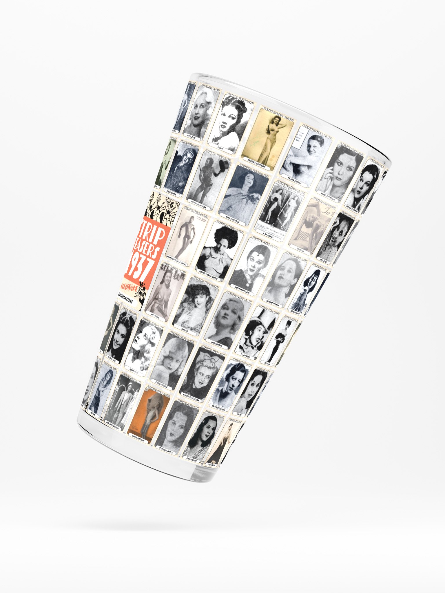 Stripteasers of 1937 Decorative Pint Glass product image (4)