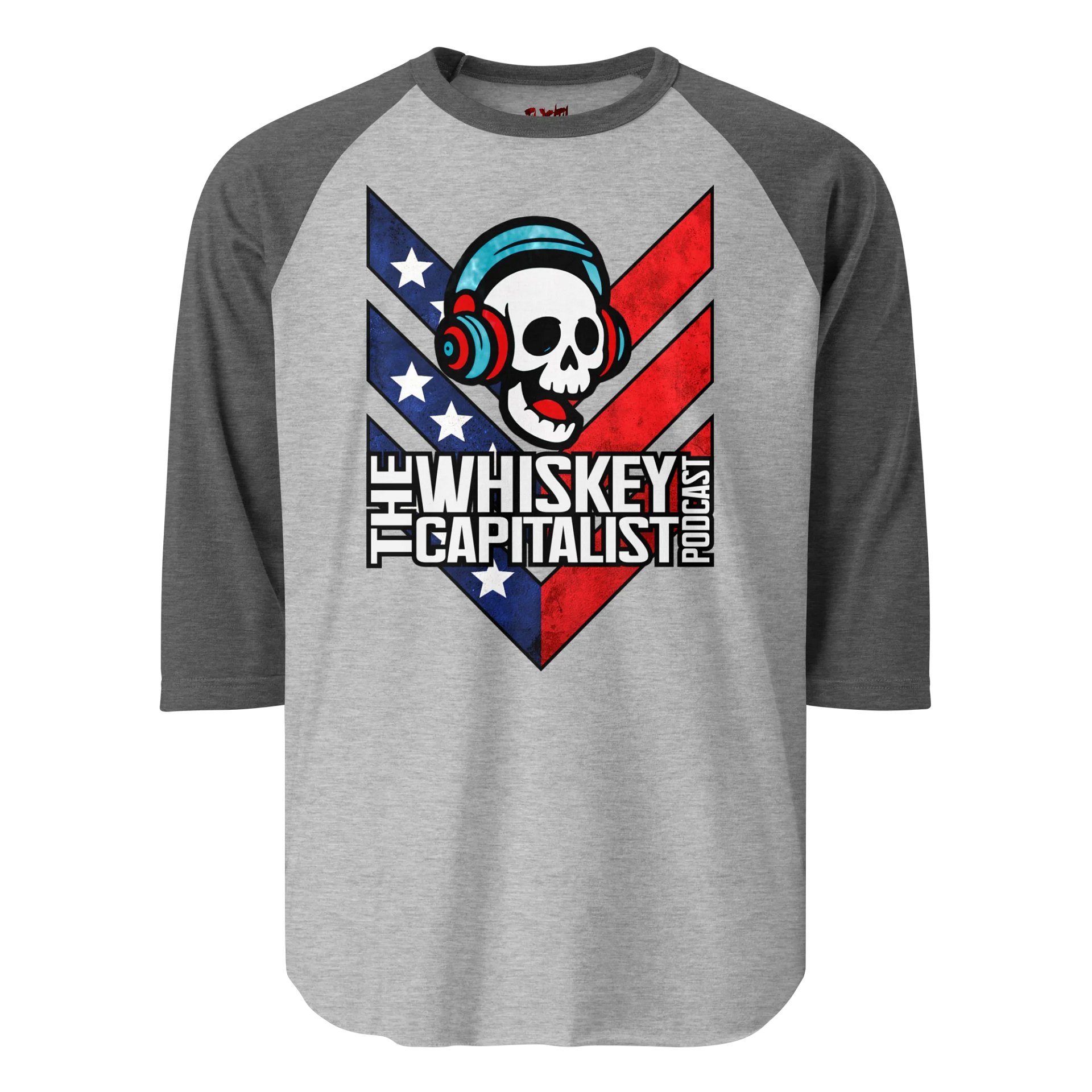 Skull Logo Baseball Long Sleeve product image (1)