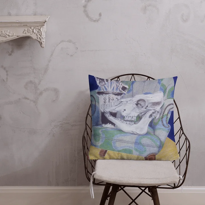 Skull Still Life Pillow product image (2)