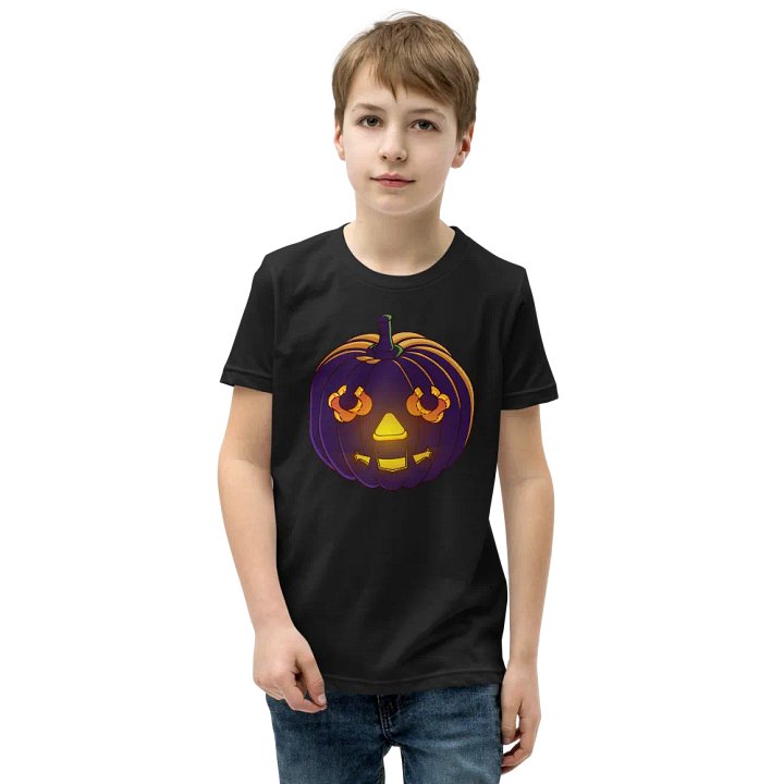 Flame pumpkin - Youth tee product image (2)