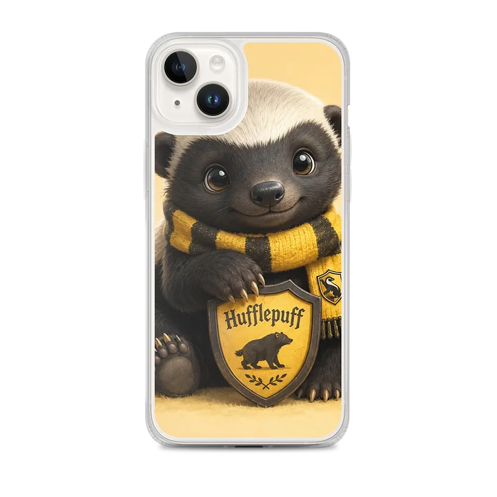 Cute Hufflepuff Badger MagSafe® Clear iPhone Case product image (1)