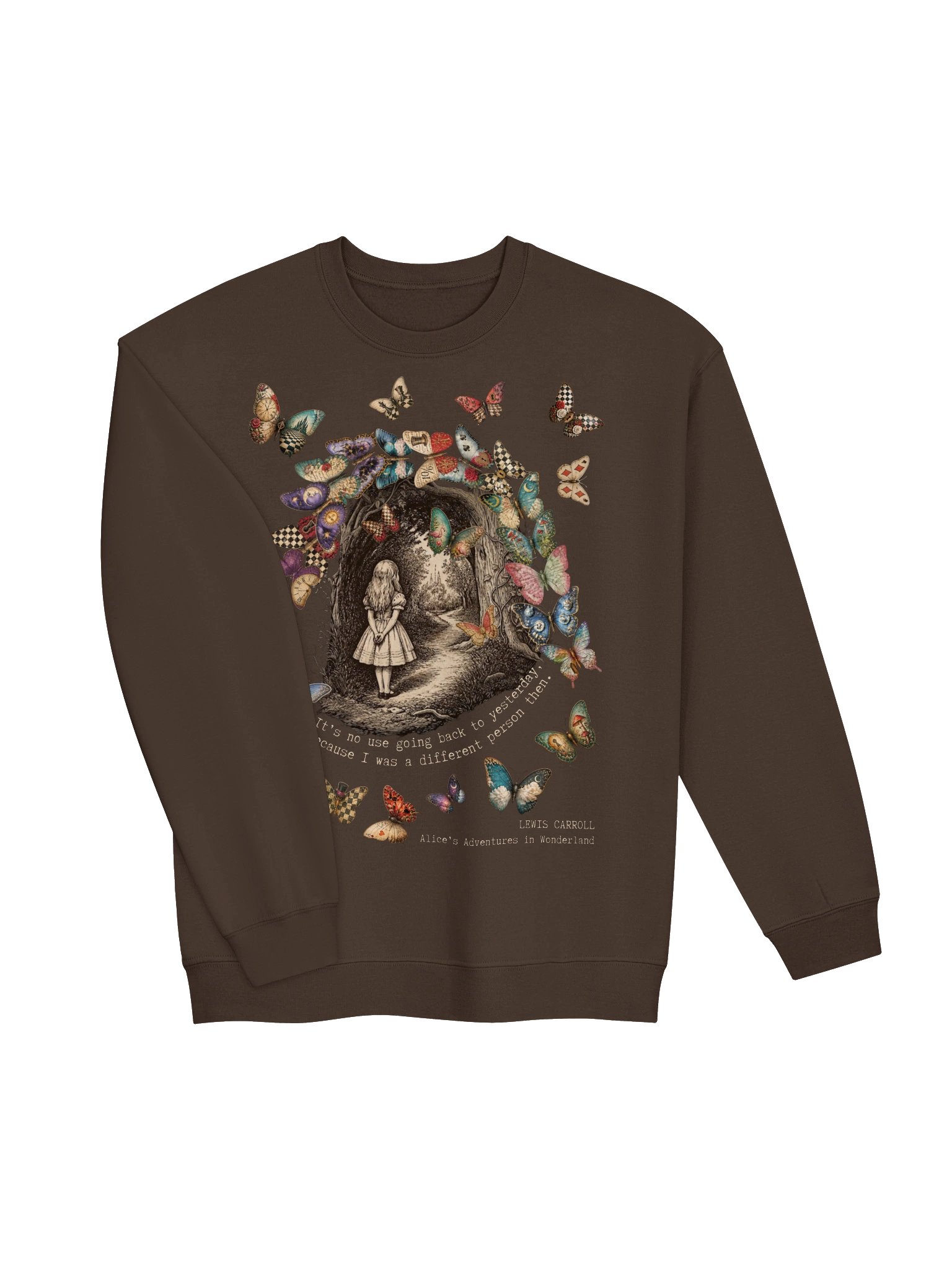 Alice in Wonderland Butterfly Quote Sweatshirt product image (4)