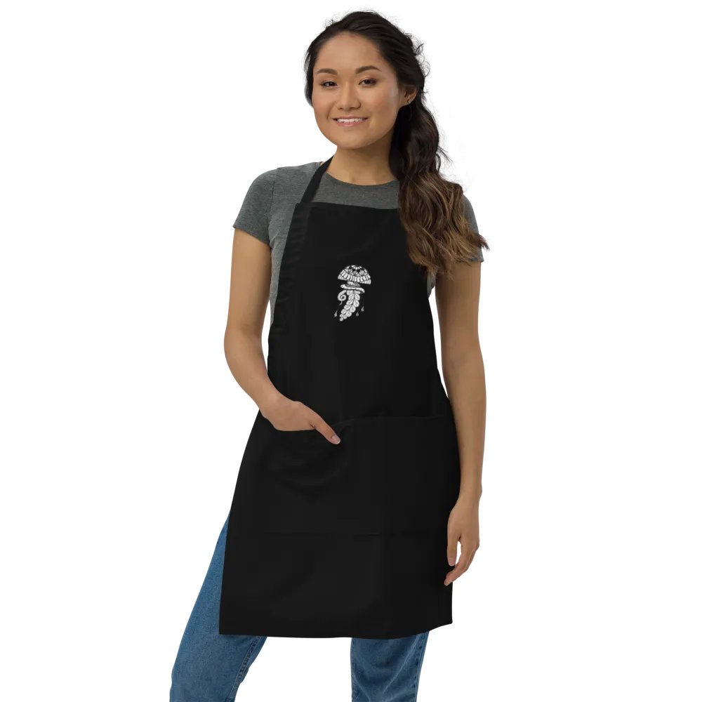 Whimsical Jellyfish Embroidered Apron product image (9)