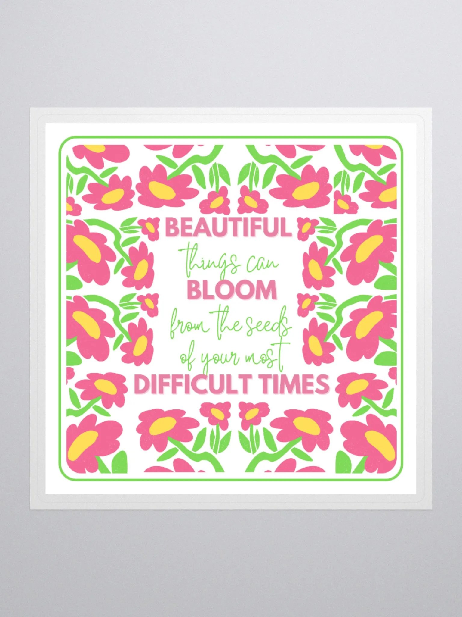 Bloom Inspirational Quote Stickers product image (1)