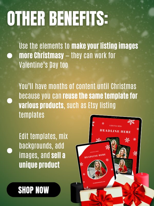 MRR/PLR Christmas Instagram Templates product image (6)
