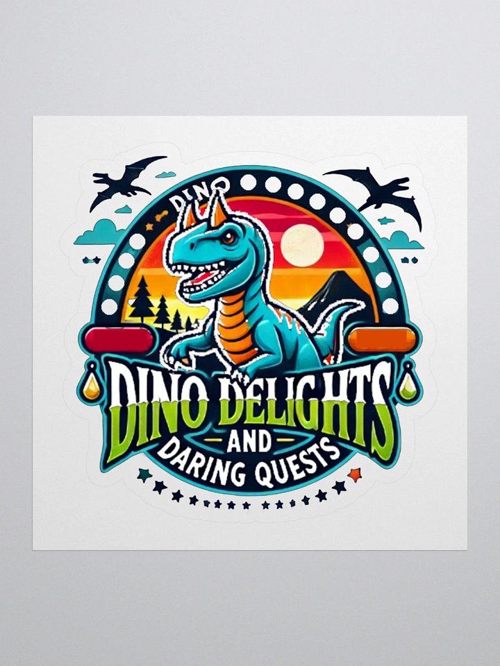 Dino Delights Kiss Cut Sticker Set product image (1)
