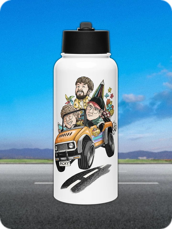 Summer Drive Stainless Steel Water Bottle product image (1)