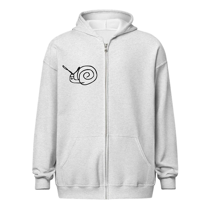 Snail Unisex Hoodie Light color product image (1)