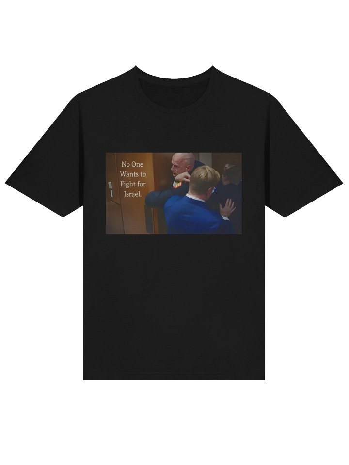 No One Wants to Fight for Israel Brian McGinnis T-Shirt product image (2)