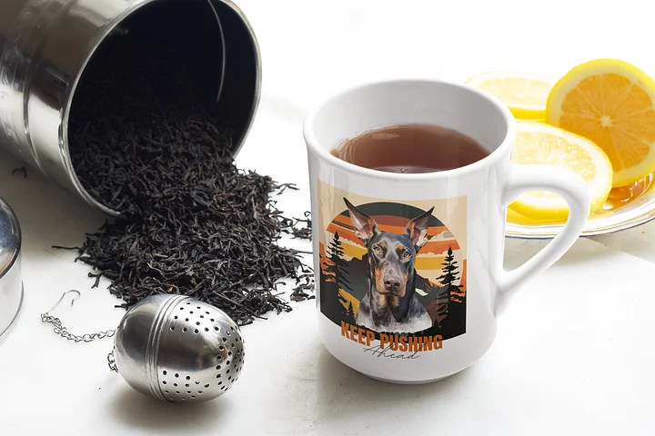 Keep Pushing Ahead Doberman Mug product image (2)