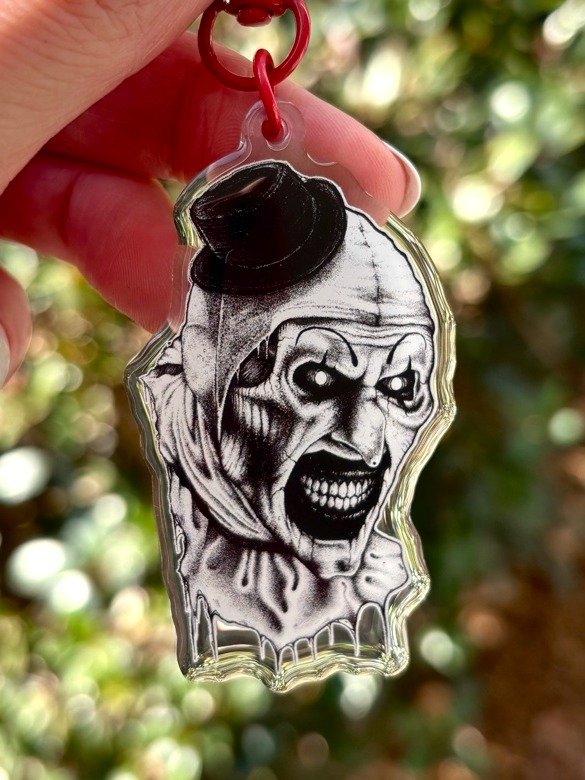 Art the Clown Epoxy Keychain product image (1)