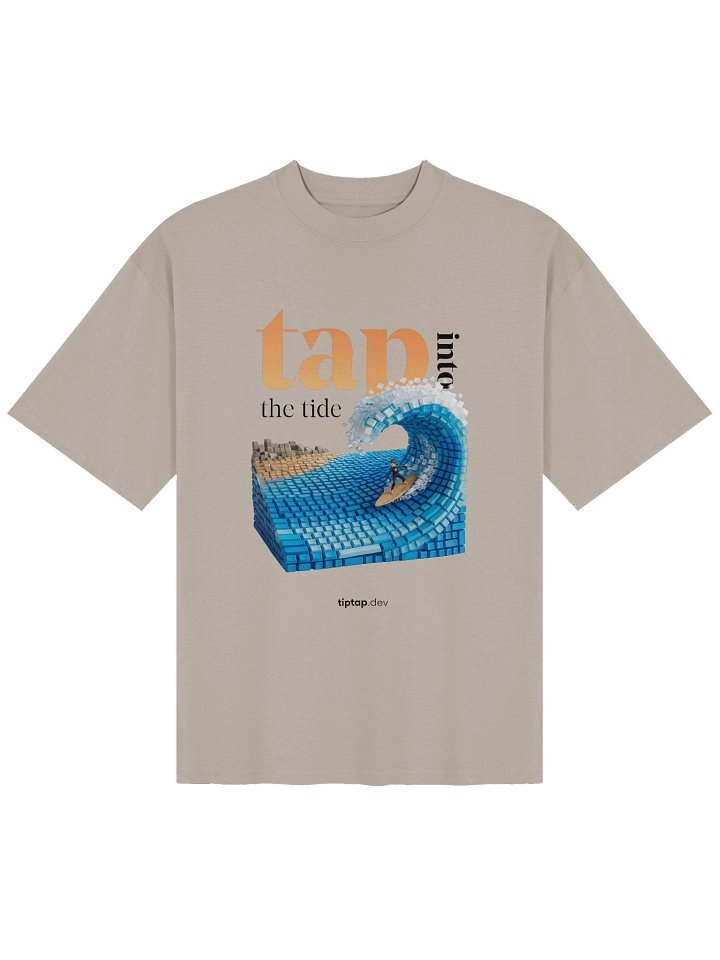 Tap Into The Tide T-Shirt – Oversized Fit product image (1)