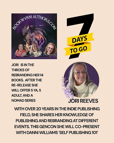 With over 20 years in the indie publishing field, she shares her knowledge of publishing and rebranding at different events. ...