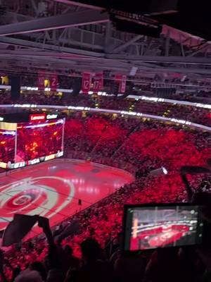 Those saxophone just kept getting louder. we were literally just trying to watch the #carolinahurricanes win game 4 when ppl started tumbling 