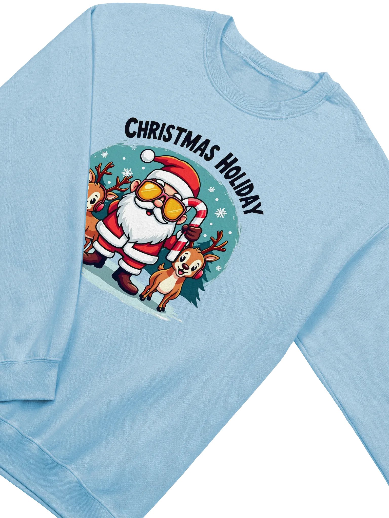 Santa's Cool Christmas Sweatshirt – Fun, Festive, and Cozy Holiday Wear product image (7)