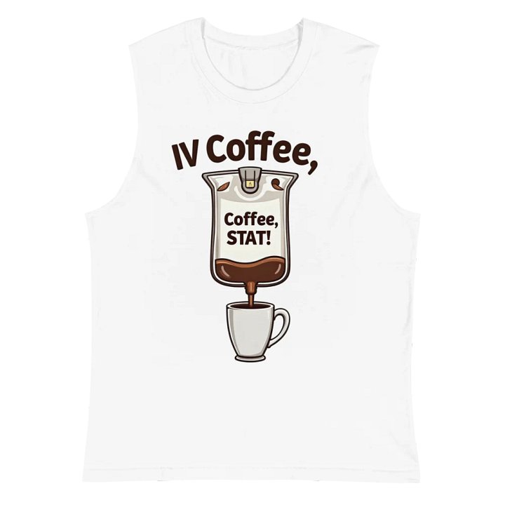 IV Coffee Muscle Tank product image (2)