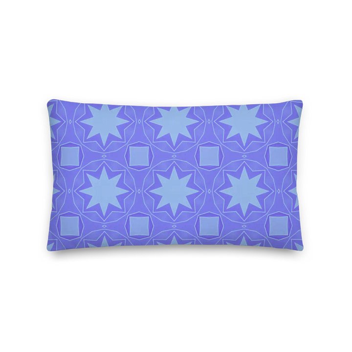 Blue star premium pillow (Reversible and in 3 sizes/shapes) product image (1)