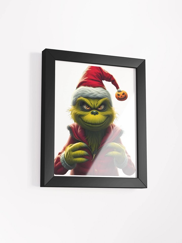 GrinchyGamer101 SpookyGrinchy Framed Poster product image (11)