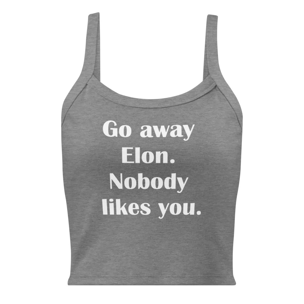 Go Away Elon Crop Tank product image (1)