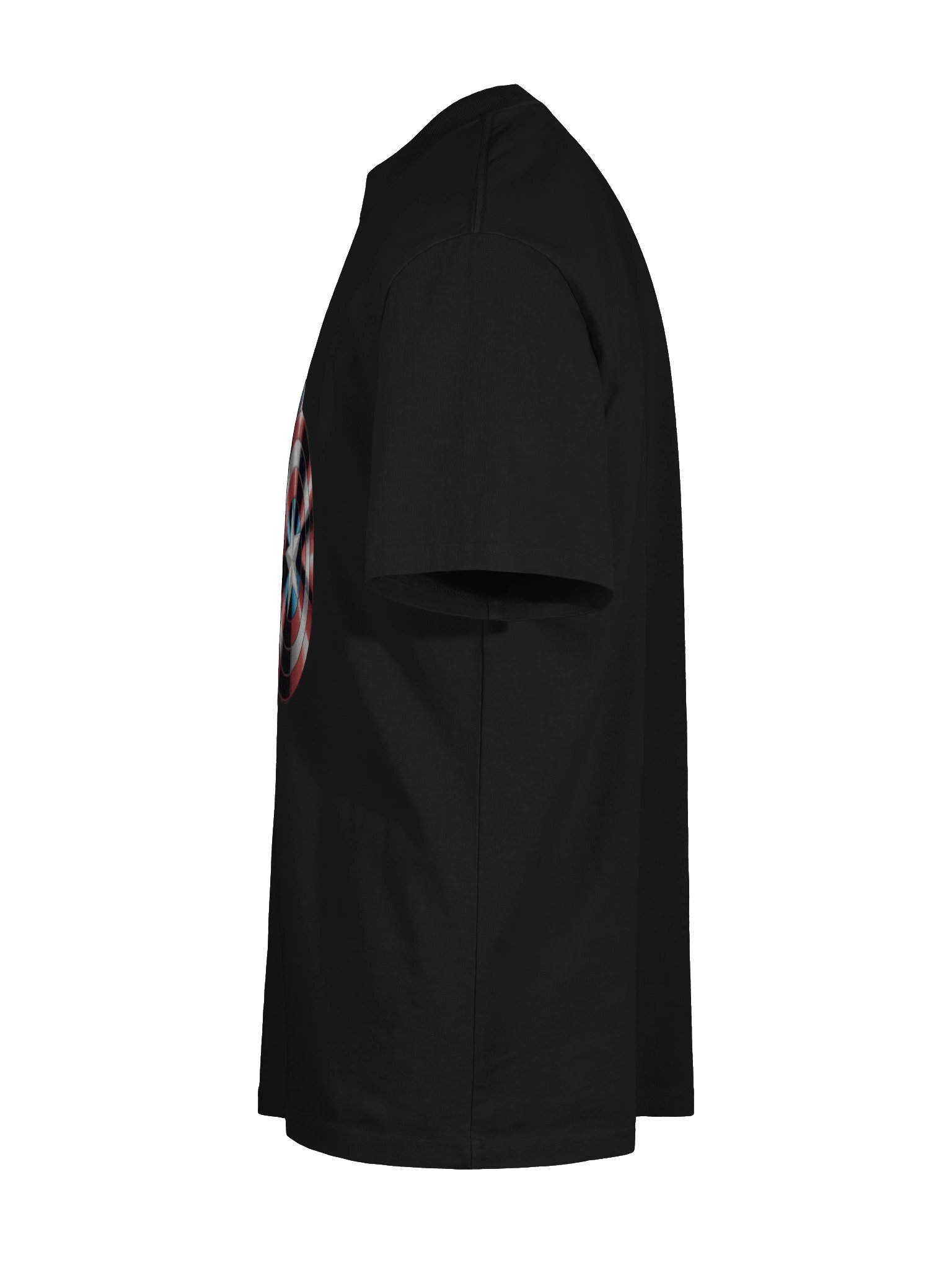 Sentinel Shade: Captain America Veiled Vanguard Oversized Faded T-Shirt product image (10)